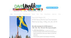 Desktop Screenshot of davisworldcup.org